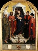 WEYDEN, Rogier van der Virgin with the Child and Four Saints china oil painting reproduction